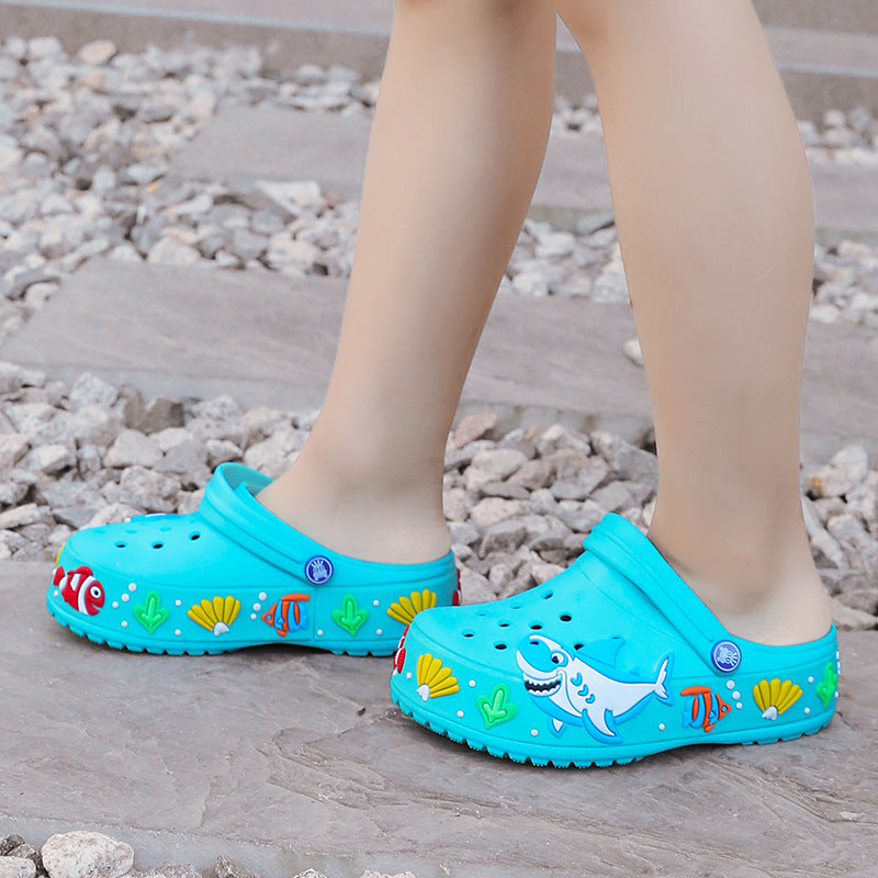Wholesale of EVA Perforated Shoes for Children's Outdoor Wear
